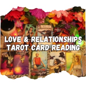 Liebe & Beziehungen Tarotkartenlegung - Ausführlich Intuitiv - Am selben Tag - Persönliche Kartenlegung - Vertiefende Tarot-Lesung