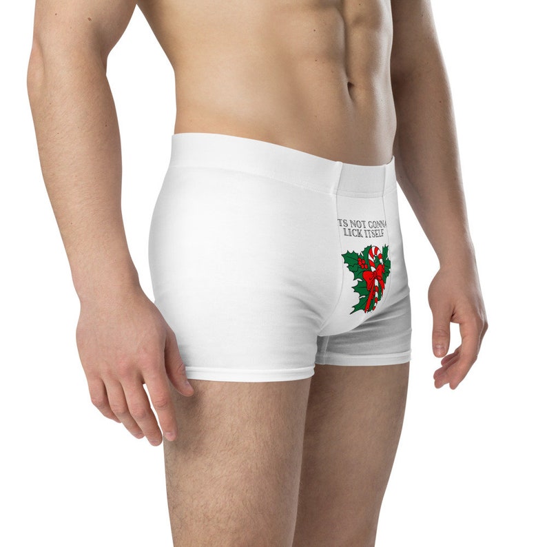 Naughty Candy Cane Boxer Briefs Etsy