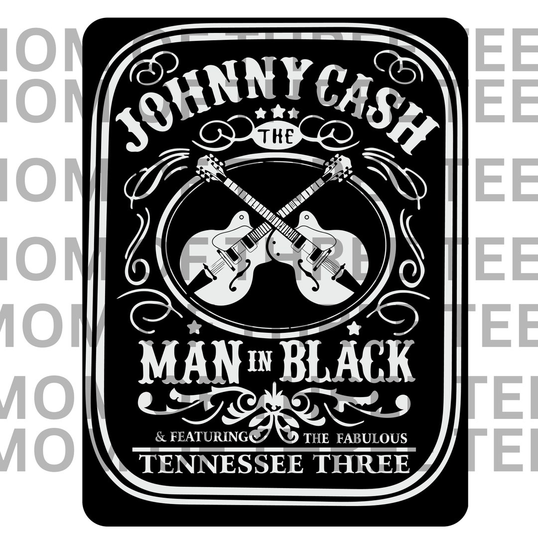 PNG DIGITAL Download FILE Johnny Cash Man in Black - Etsy Canada