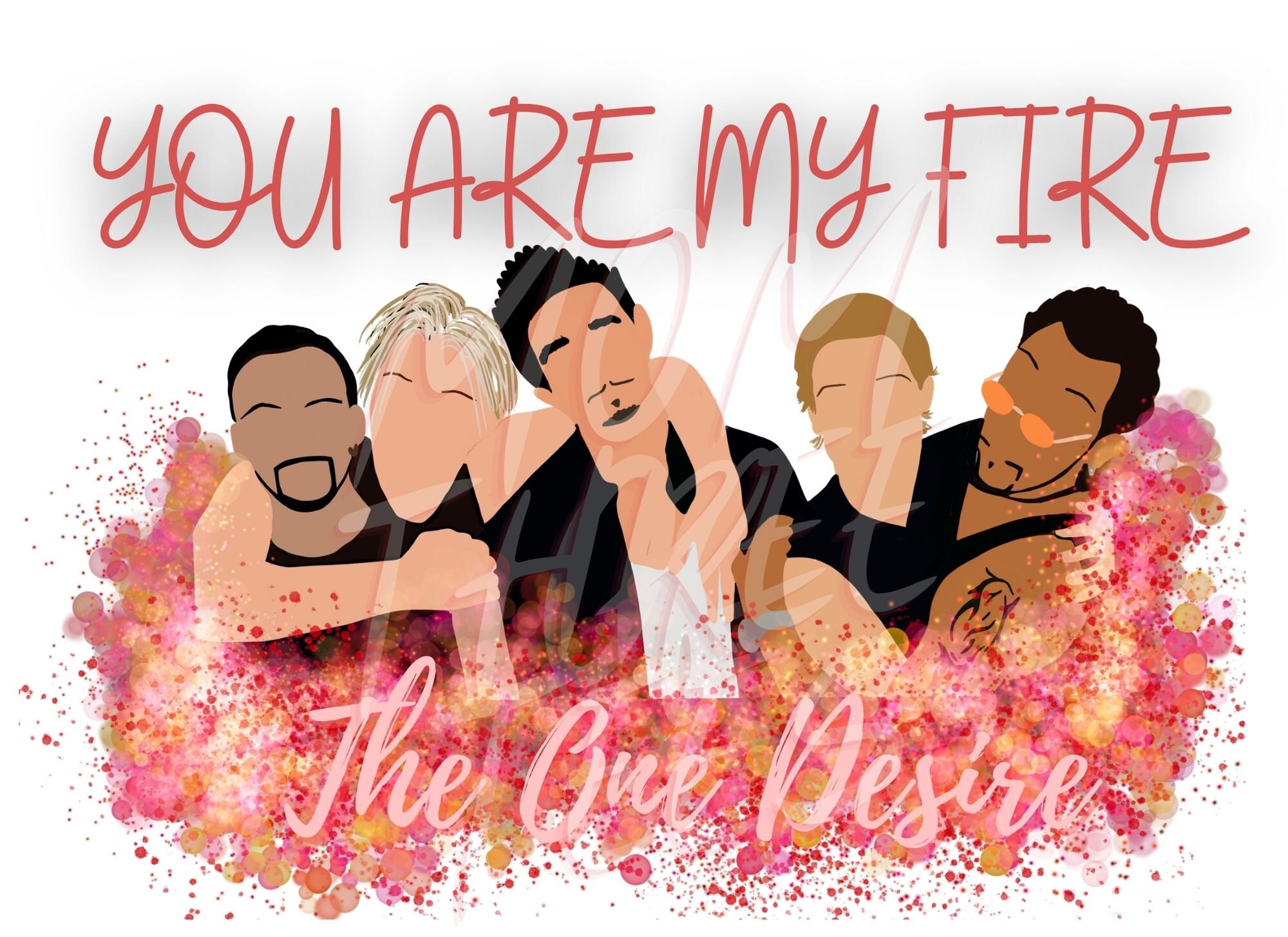 BackStreet Boys you are my fire 90s PNG sublimation Digital Etsy