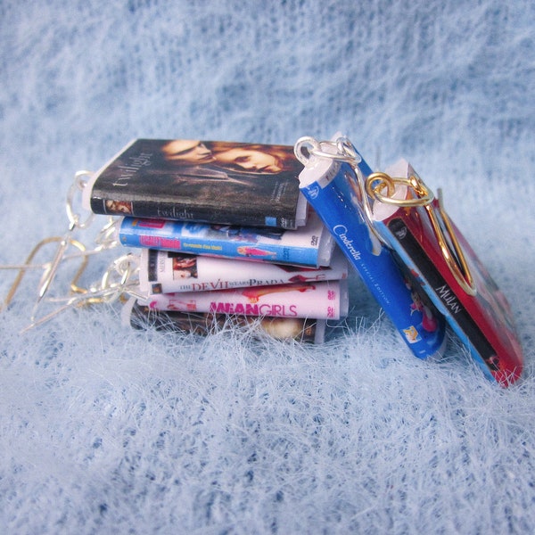 Miniature DVD Earrings