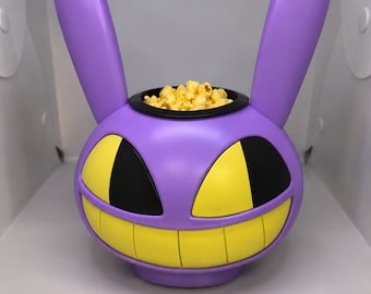 Digital Circus Jax Popcorn Bucket – Fan-Made Collectible, Movie Night Snack Holder