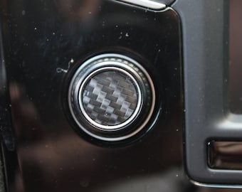 VW Golf MK7 GTI 3M 1080 Carbon Fiber Head Unit Power Button Decals Overlay FS