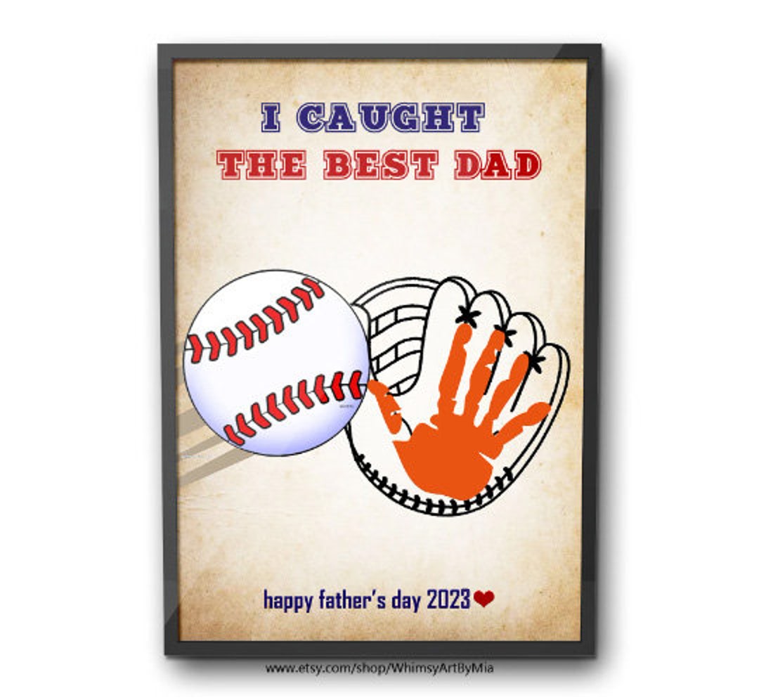 Father's Day Baseball Handprintfather's Day Sport 