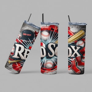 Baseball Red Sox Skinny Tumbler - Boston Red Sox Skinny Tumbler