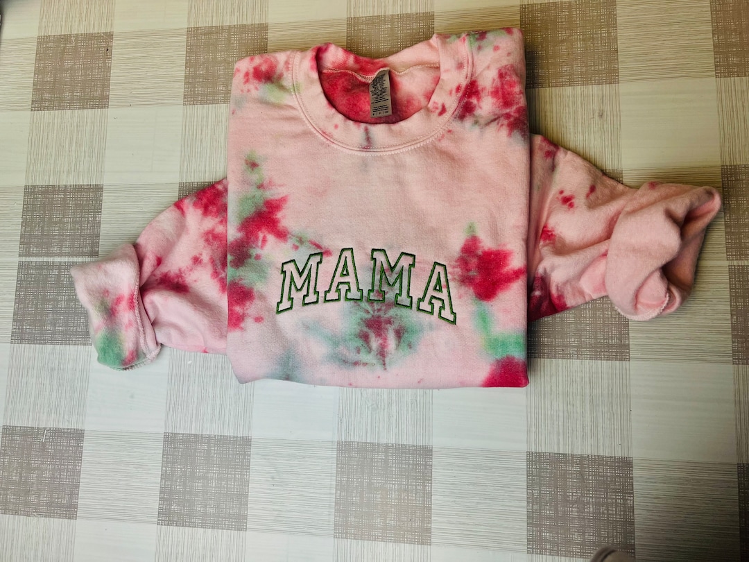 Mama Printed Lace Sweatshirt