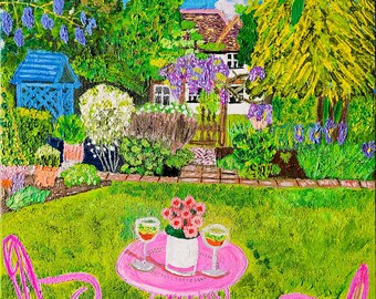 Painting Commissions Welcome. Painting of your home, pet, and garden. Original artwork. Watercolour or oil. Great customer reviews