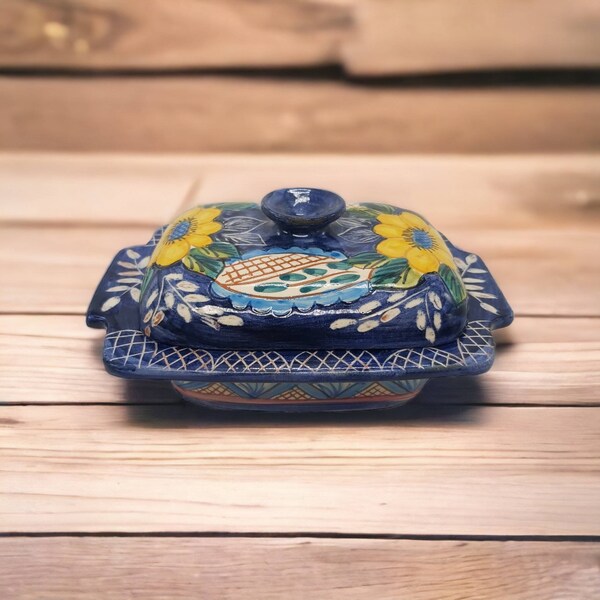 Pottery Butter Dish Etsy