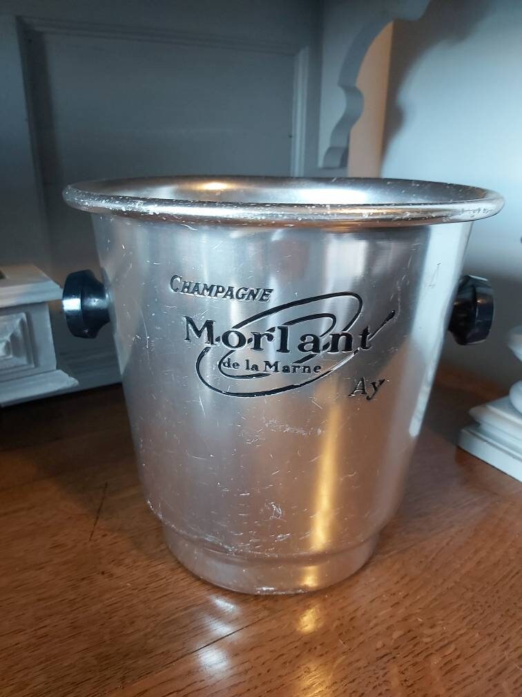 Seau à Champagne Millésime Français, Morlant de La Marne Ay, Aluminium