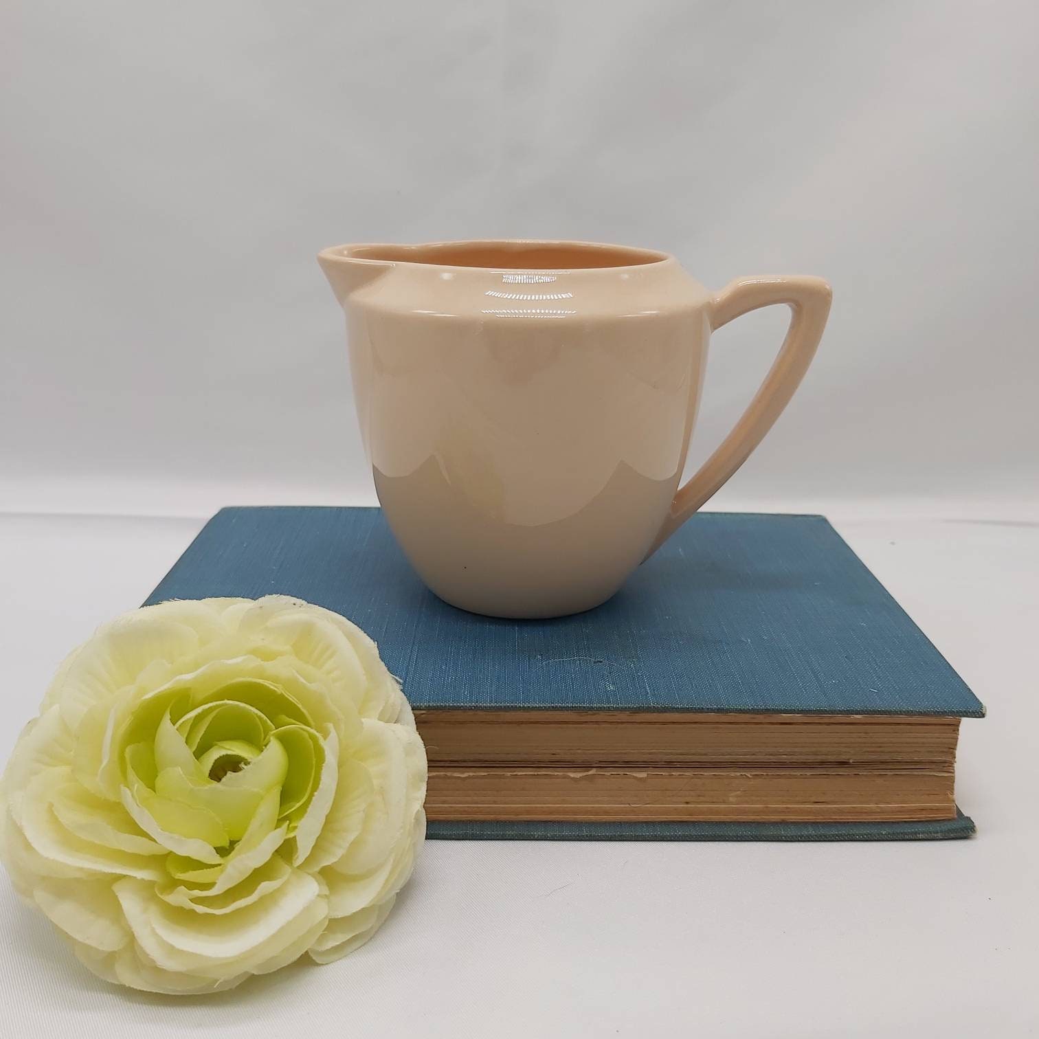 Belles Sarreguemines Vintage/Antiques Faïenceries Digoin Français Céramique Art Déco, Rose Saumon, P