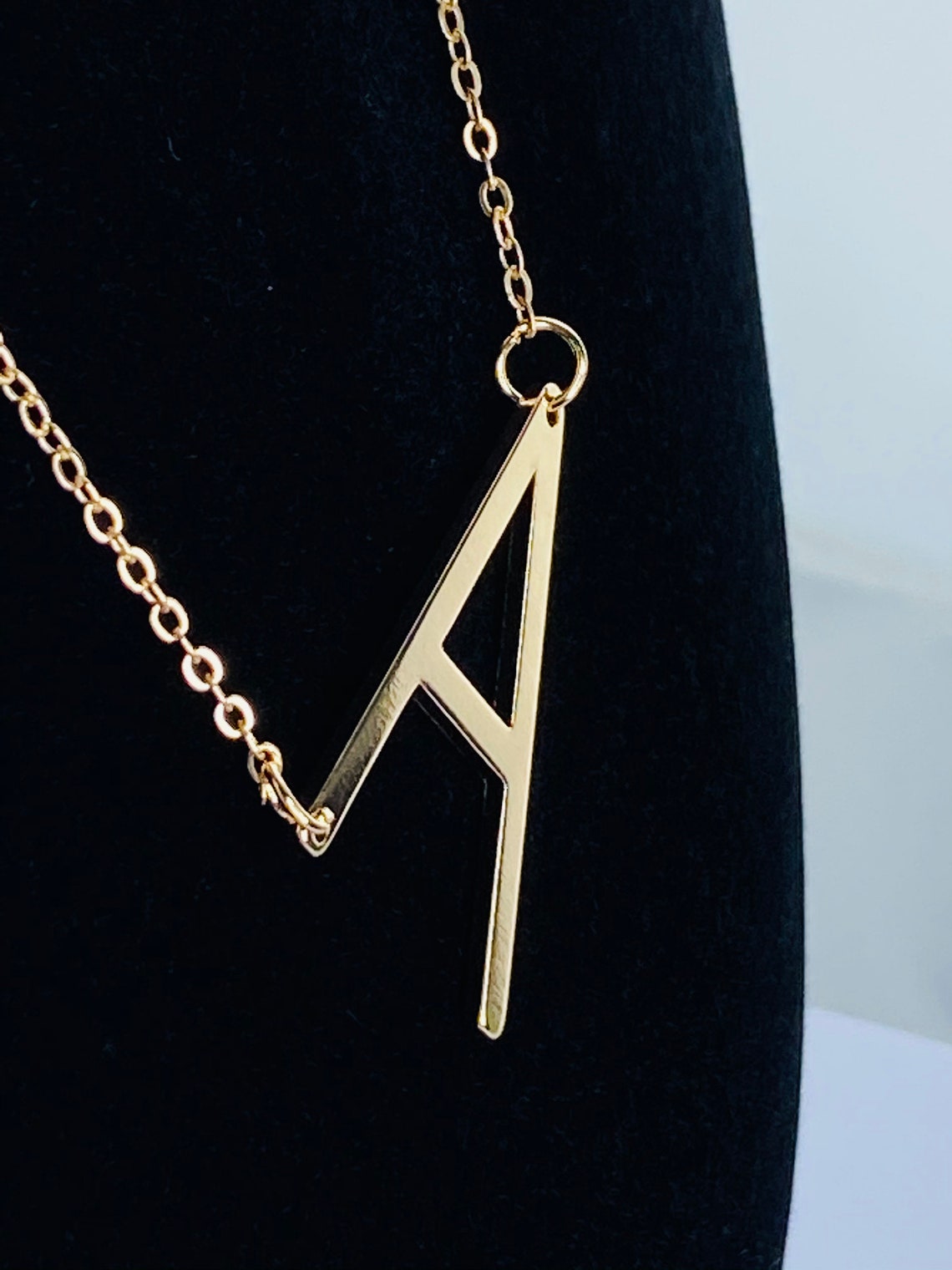 Gold necklace with an a Clearance