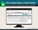 Options Tracker 2022 | Stock Trading Journal | Profit Tracker | Options Level 1 Dashboard Template | Tax Projections | Google Sheets 