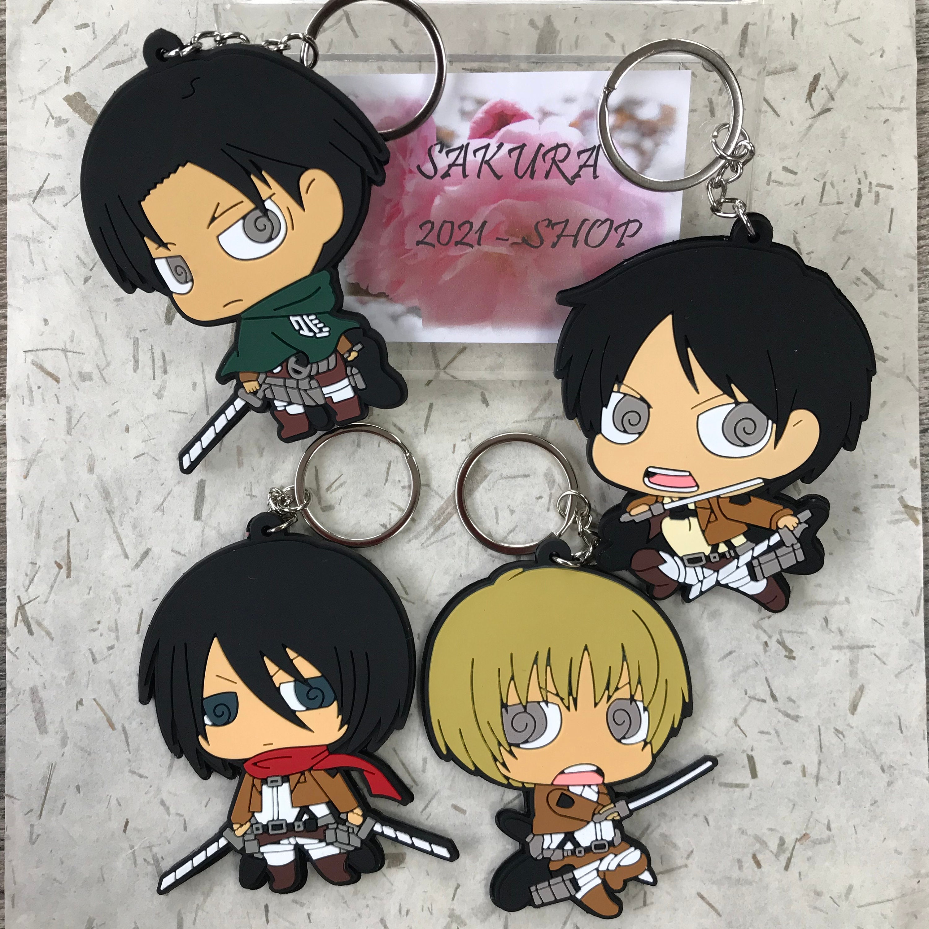 Attack on Titan , Attack on Titan keyrings, Titan keyrings , shingeki…