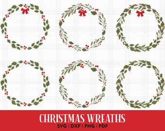 Download Christmas Wreath Svg Etsy
