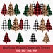Buffalo Plaid Cheetah Tree svg Bundle | Merry Christmas svg | Christmas Tree svg | Image Cut File | Cricut and Silhouette 