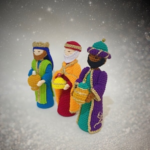 The Craftygenesindonesia Crochet Nativity Set Kerststal haakpatroon Modèle crèche au crochet Pesebre de ganchillo Presepe a uncinetto image 3