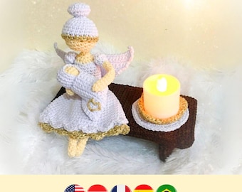 Angel of comfort digital baby memorial crochet pattern
