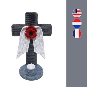 Guardian Cross crochet pattern Guardian Kruis haakpatroon Modèle de crochet Croix du Gardien image 1