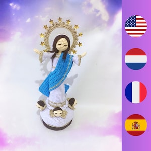 Patrón de crochet de Nuestra Señora de la Asunción Onze Lieve Vrouw Terhemelopneming Nuestra Señora de la Asunción Notre-Dame de l'Assomption imagen 1