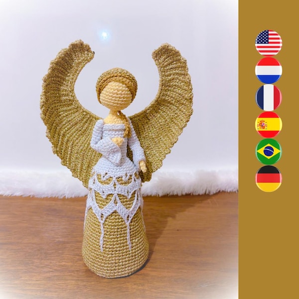 Crochet Angel Pattern Tree Topper Etsy