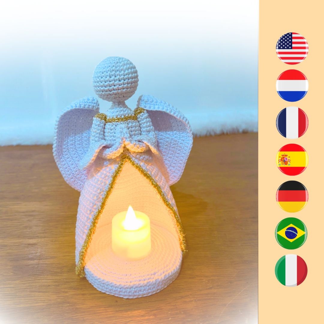 The Chenice Christmas Angel Crochet Pattern Memorial Angel Crochet Pattern Amigurumi Angel Christmas Angel Crochet Pattern