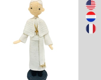 The Pope crochet pattern - De Paus haakpatroon -Modèle de crochet le Pape