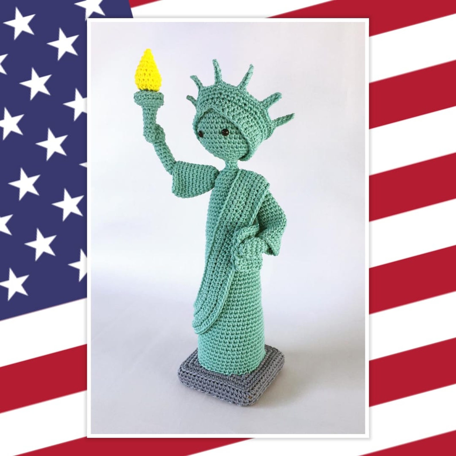 Statue of Liberty Crochet Pattern Etsy