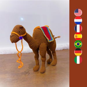 Nativity Camel digital nativity crochet pattern