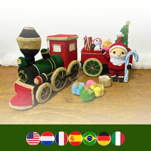 Crafty Weihnachtszug - digitale Häkelanleitung