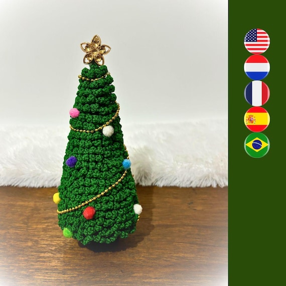 Christmas tree digital Xmas crochet pattern