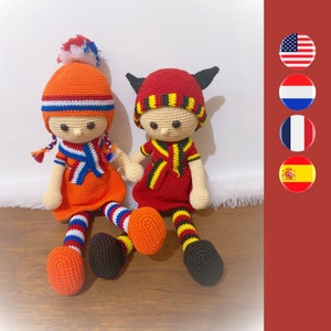 Lola, Euro edition 2in1 digital doll crochet pattern