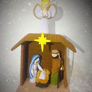 The Craftygenesindonesia Crochet Nativity Set Kerststal haakpatroon Modèle crèche au crochet Pesebre de ganchillo Presepe a uncinetto image 6