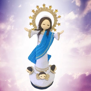 Patrón de crochet de Nuestra Señora de la Asunción Onze Lieve Vrouw Terhemelopneming Nuestra Señora de la Asunción Notre-Dame de l'Assomption imagen 2