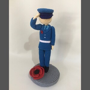 For The Fallen Air Force crochet pattern - For The Fallen Luchtmacht haakpatroon