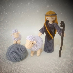 The Craftygenesindonesia Crochet Nativity Set Kerststal haakpatroon Modèle crèche au crochet Pesebre de ganchillo Presepe a uncinetto image 4