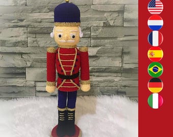 Crafty nutcracker digital Christmas crochet pattern