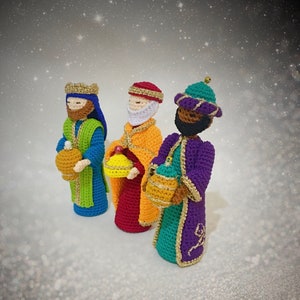 Nativity Set 2 Three Wise Men crochet pattern Drie Koningen haakpatroon image 2