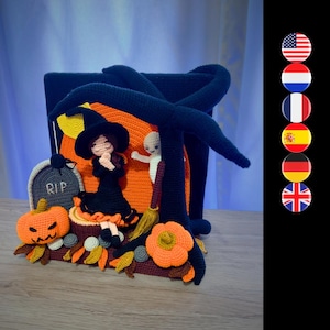 Livina, Halloween edition digital witch crochet pattern