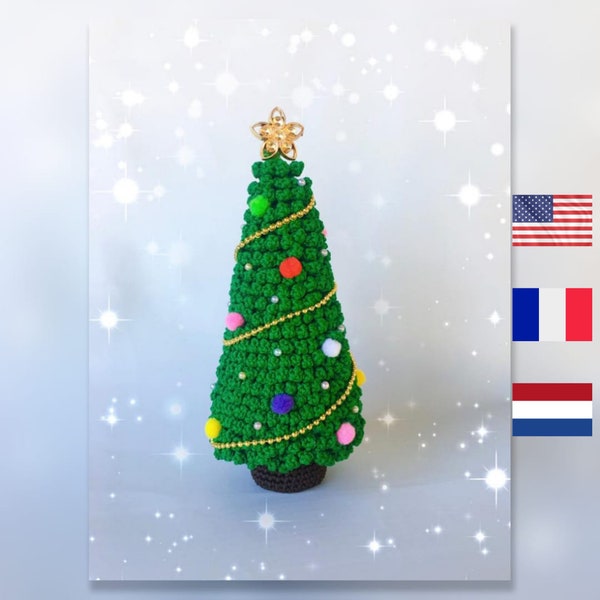 Christmas Tree crochet pattern - Kerstboom haakpatroon - Modèle de crochet pour l'arbre de Noël