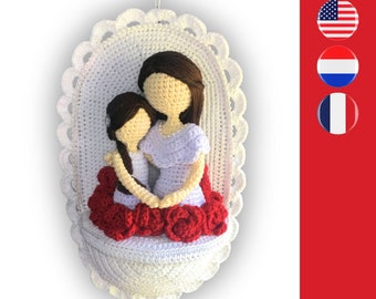 A Mother's Love mothers day crochet pattern - Een Moeder's Liefde moederdag haakpatroon - Modèle de crochet pour la fête des mères