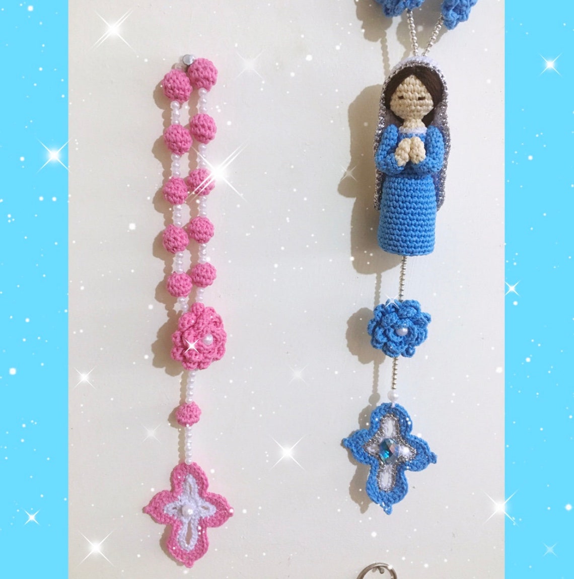 Wall Rosary Crochet Pattern Etsy