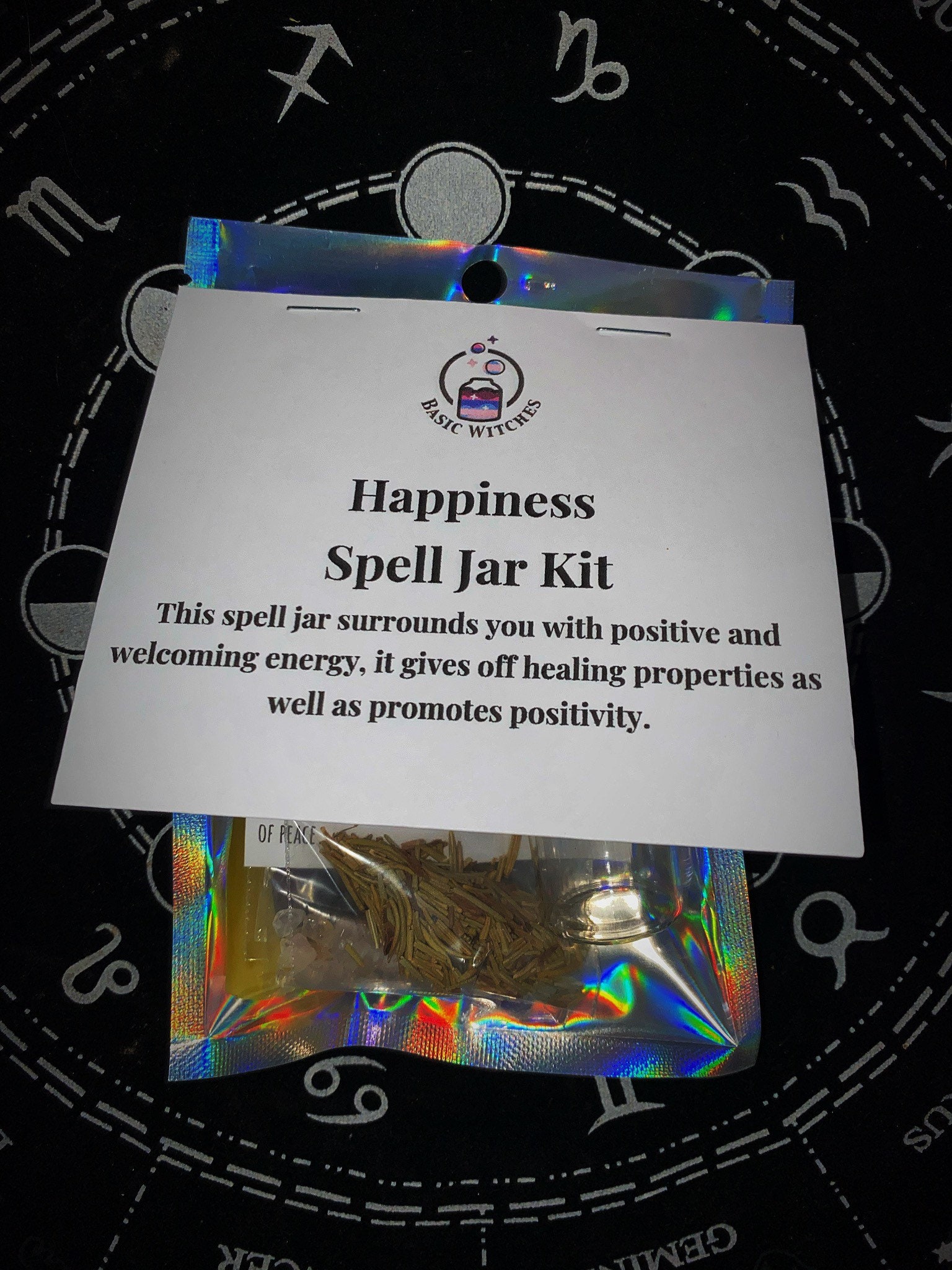 Happiness Spell Jar Kit Etsy