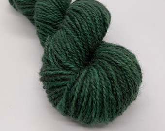 Emerald - Hand Dyed, 2-Ply Yarn, 100% Wool