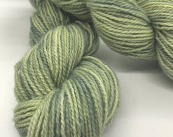 Hint of Spring - Hand Dyed, 2-Ply Yarn, 100% Wool