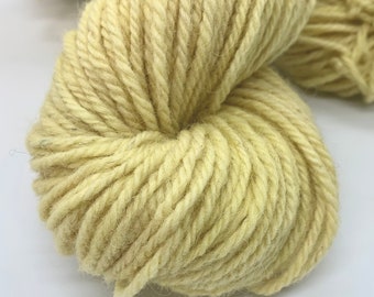 Hint of Yellow 3-Ply Yarn, 100% Wool