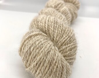 Natural Greige 2-Ply Yarn, 100% Wool