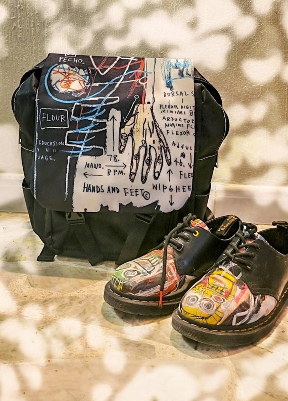 Jean michel cheap basquiat backpack