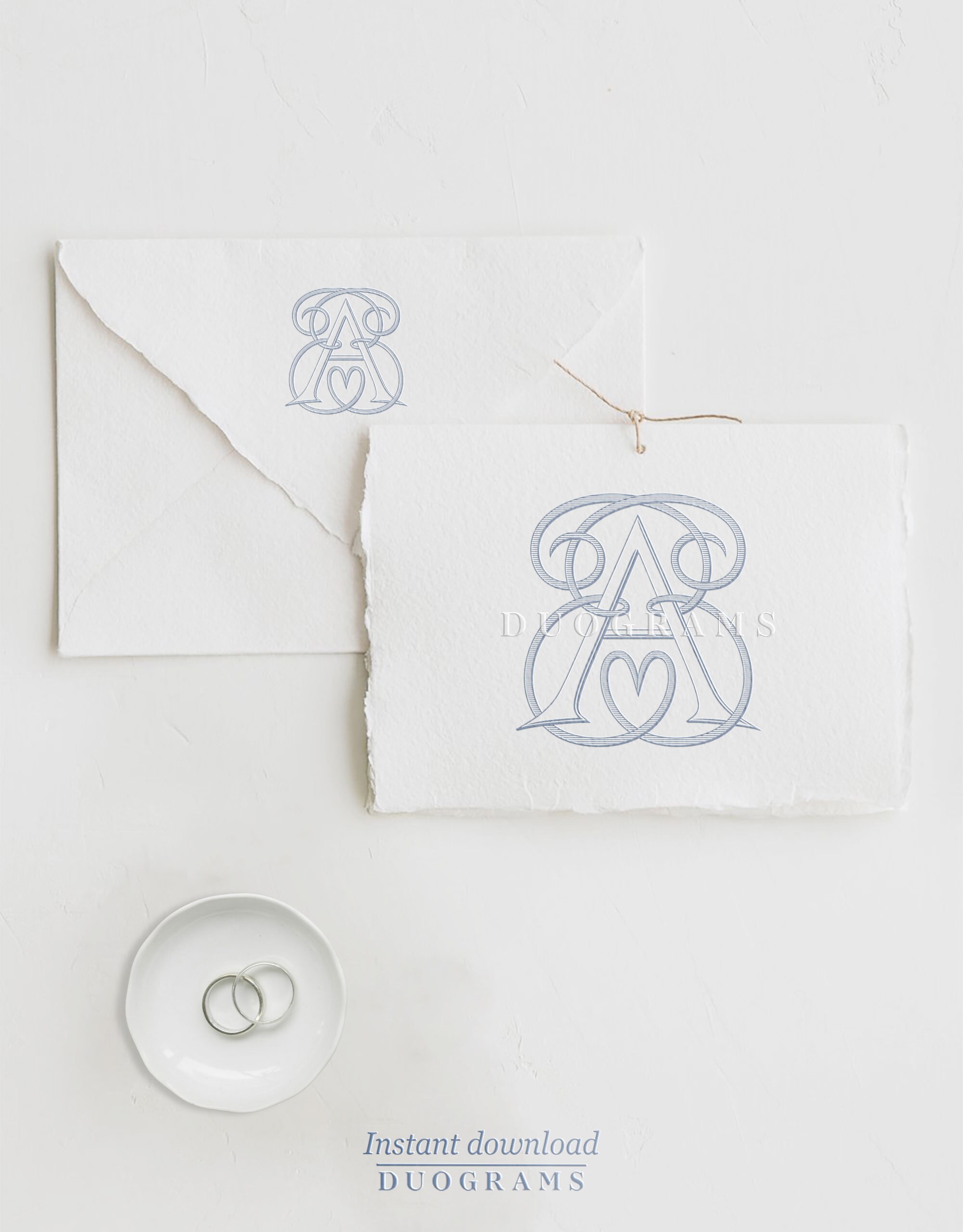 Wedding Monogram AE or EA Two Letter Monogram Logo Design, A E Wedding ...