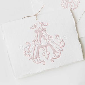 AA Vintage Wedding Monogram AA Duogram A A Interlocking Monogram Logo ...