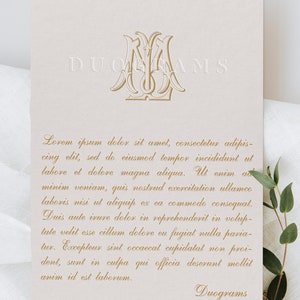 Monogram Lmm Vintage Wedding Monogram Logo ML LM Monogram M L Intertwined Monogram L ...